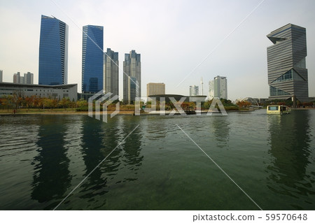 Incheon Songdo, Cityscape 59570648