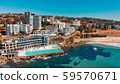 Amazing aerial view of Bondi Beach landscape in 59570671