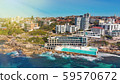 Amazing aerial view of Bondi Beach landscape in 59570672