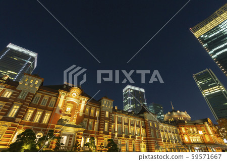 東京站丸之內站夜景2019 東京站丸之內站夜景2019 59571667