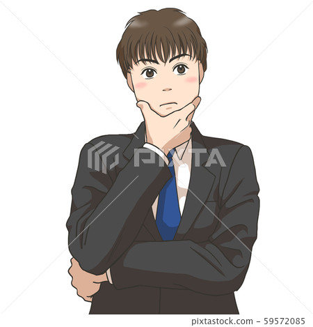 Men in suits to think Men in suits to think 59572085