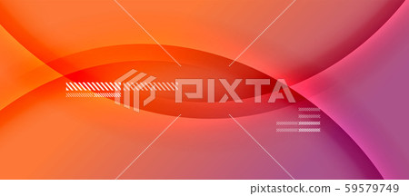 Trendy simple fluid color gradient abstract background with dynamic wave shadow line effect. Vector Trendy simple fluid color gradient abstract background with dynamic wave shadow line effect. Vector 59579749