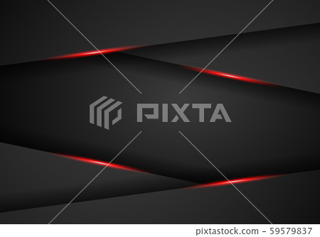 abstract metallic red black frame layout design 59579837
