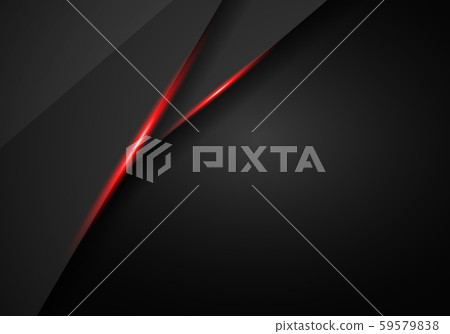 Tech black background with contrast red stripes. Tech black background with contrast red stripes. 59579838