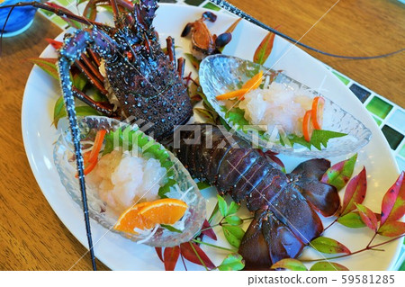 刺龍蝦生魚片材料背景阿久根市鹿兒島縣 刺龍蝦生魚片材料背景阿久根市鹿兒島縣 59581285