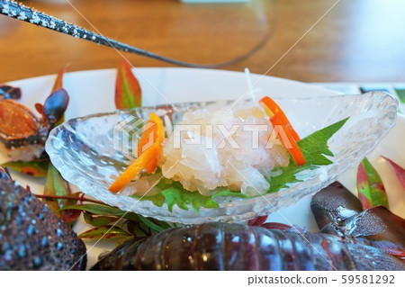 刺龍蝦生魚片材料背景阿久根市鹿兒島縣 刺龍蝦生魚片材料背景阿久根市鹿兒島縣 59581292