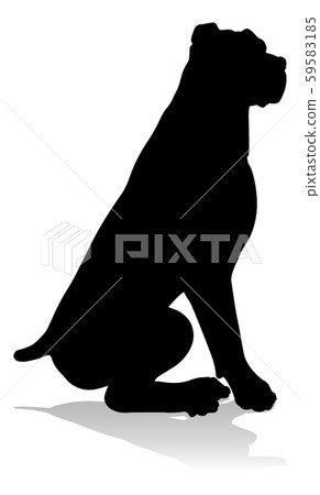 Dog Silhouette Pet Animal 59583185