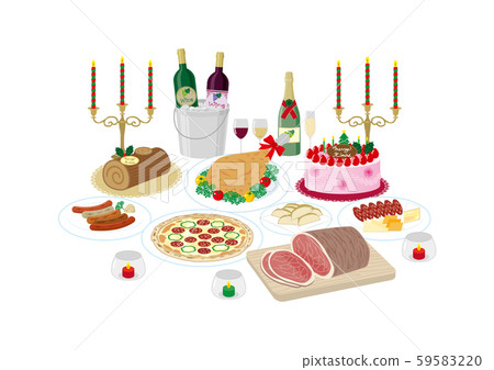 聖誕食品插圖集 59583220