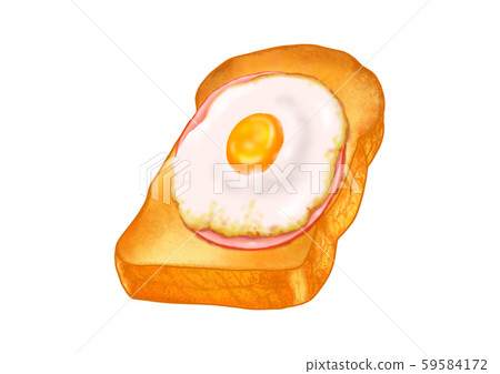 Ham Egg Toast 59584172