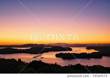 [Ise Shima Kirigaki Observatory (Evening)] Toyama, Daio-cho, Shima City, Mie Prefecture 59584574