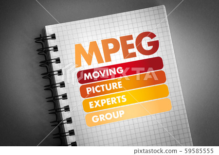 MPEG - Moving Picture Experts Group acronym 59585555