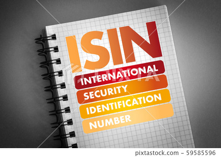ISIN - International Security Identification ISIN - International Security Identification 59585596