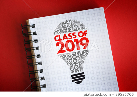 CLASS OF 2019 light bulb word cloud collage CLASS OF 2019 light bulb word cloud collage 59585706