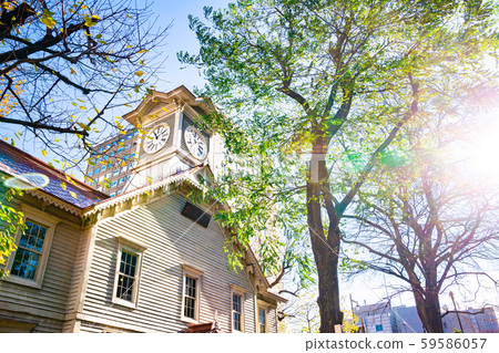 Sapporo clock tower, Sapporo, Hokkaido, sightseeing Sapporo clock tower, Sapporo, Hokkaido, sightseeing 59586057