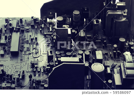 Black destroyed cityscape Black destroyed cityscape 59586097