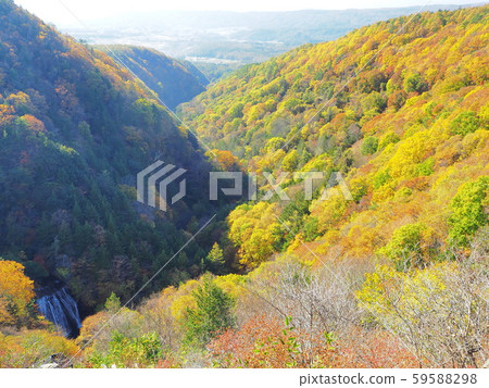 橫谷峽谷秋天的景色 橫谷峽谷秋天的景色 59588298