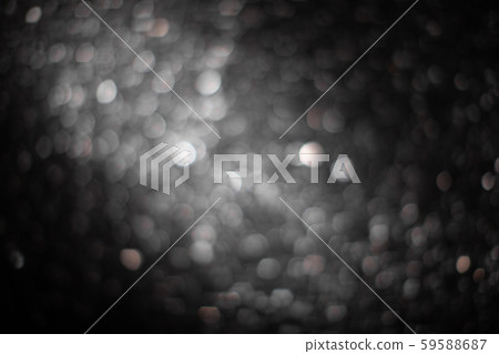 Monochrome abstract background with bokeh defocused lights 59588687