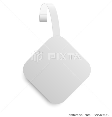 Store sale dangler. Wobbler mockup. Plastic point Store sale dangler. Wobbler mockup. Plastic point 59589649