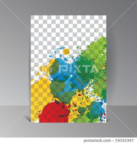Art template Background. Color paint waterdrop Art template Background. Color paint waterdrop 59591997