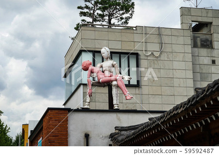 Samcheong-dong Seoul, Korea, installation art, Gyeongbokgung, Cheong Wa Dae, puppets 59592487