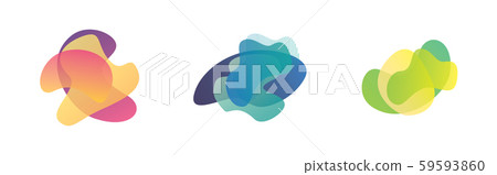 Abstract blur free form shapes color gradient Abstract blur free form shapes color gradient 59593860