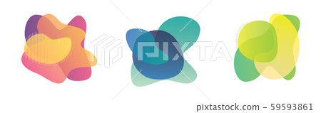Abstract blur free form shapes color gradient Abstract blur free form shapes color gradient 59593861