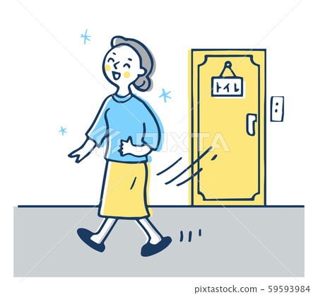 一個從洗手間出來的女人 一個從洗手間出來的女人 59593984