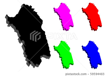 3D map of Sardinia 59594483