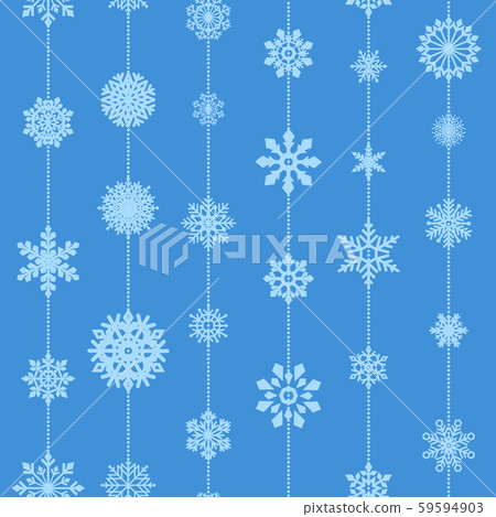 vector seamless background with snowflakes - Stock Illustration ...