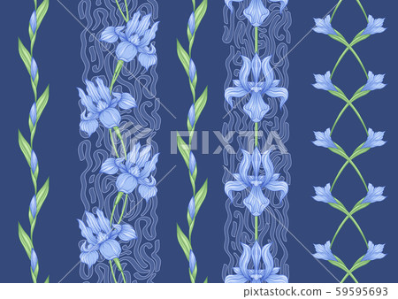 Iris flower, fleur-de-lis, Iris flower, fleur-de-lis, 59595693