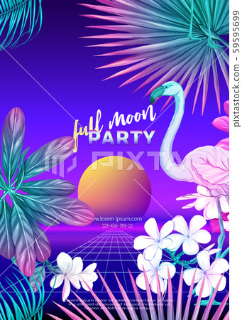 Background, party invitation, cover with text box  59595699