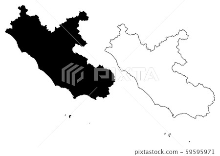 Lazio map vector.. 59595971
