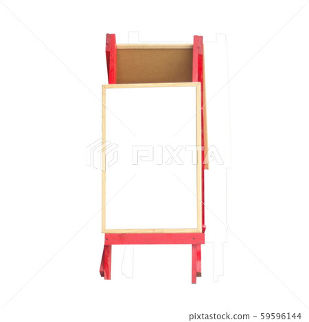 Outdoor stand with ad isolated on white Outdoor stand with ad isolated on white 59596144