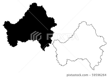 Bryansk Oblast map vector.... Bryansk Oblast map vector.... 59596264