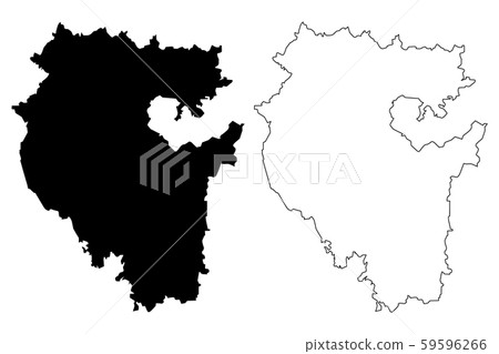 Republic of Bashkortostan map vector.... Republic of Bashkortostan map vector.... 59596266