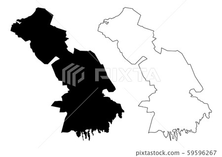 Astrakhan Oblast map vector.... - Stock Illustration [59596267] - PIXTA