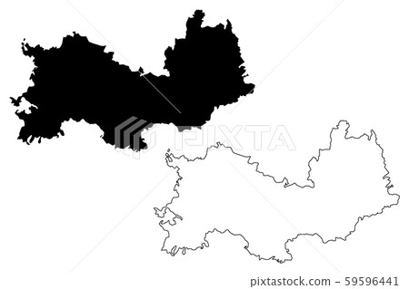 Mordovia map vector.... 59596441
