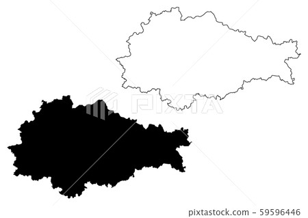 Kursk Oblast map vector.... Kursk Oblast map vector.... 59596446