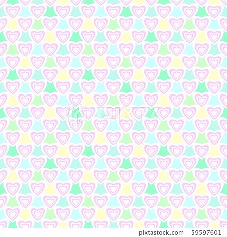 Seamless hearts pattern. 59597601
