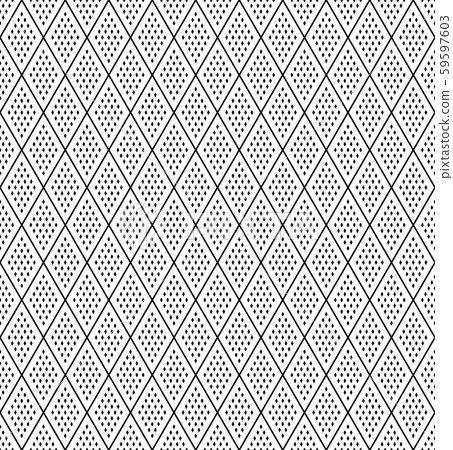 Seamless diamonds pattern. Geometric texture. 59597603
