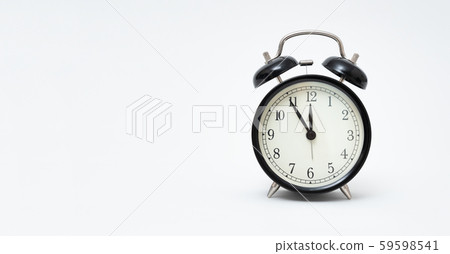Clock isolated on white background Clock isolated on white background 59598541