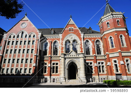 October Minato-ku 64 Keio University Library old building, brick brick building 59598893