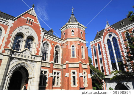 October Minato-ku 63 Keio University Library old building, brick brick building October Minato-ku 63 Keio University Library old building, brick brick building 59598894