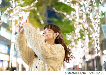 拍攝照明的女人 59600236