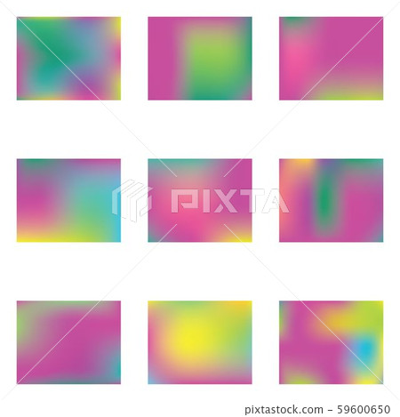 Gradient mesh painted in different colors. - Stock Illustration ...