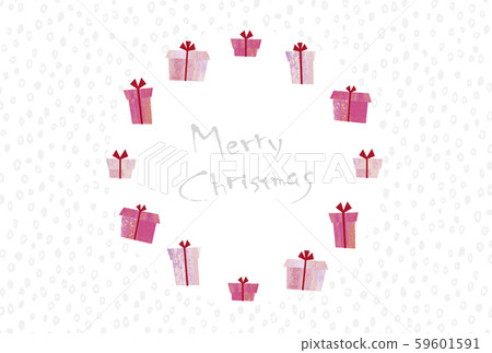 Christmas card (circular gifts) 59601591
