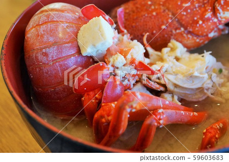 Spiny lobster Ise lobster festival Spiny lobster Spiny lobster Spiny lobster dish Miso soup Akune City Kagoshima Prefecture Spiny lobster Ise lobster festival Spiny lobster Spiny lobster Spiny lobster dish Miso soup Akune City Kagoshima Prefecture 59603683
