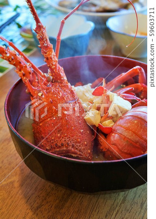 Spiny lobster Ise lobster festival Spiny lobster Spiny lobster Spiny lobster dish Miso soup Material Akune City Kagoshima Prefecture Background Spiny lobster Ise lobster festival Spiny lobster Spiny lobster Spiny lobster dish Miso soup Material Akune City Kagoshima Prefecture Background 59603711