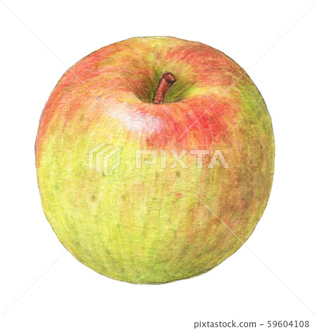 水果蘋果手繪水彩 59604108