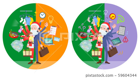 santa clau, multi-task, multitask - Stock Illustration [59604344] - PIXTA